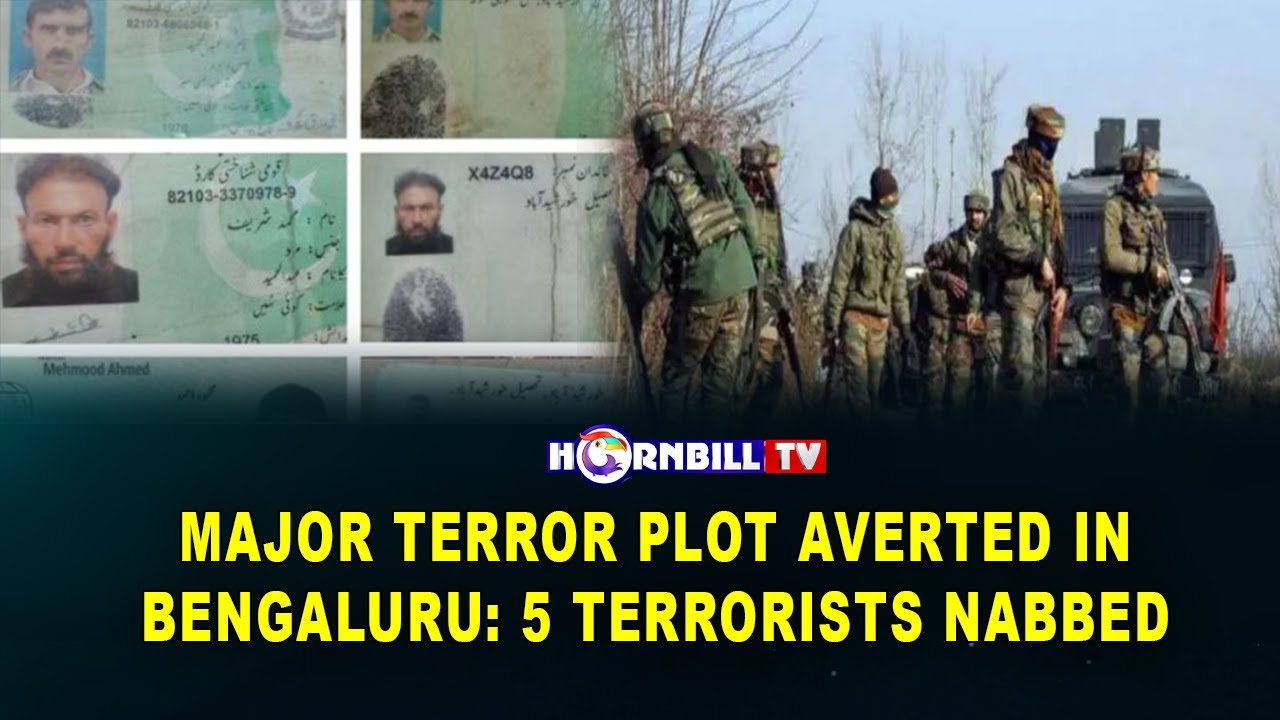MAJOR TERROR PLOT AVERTED IN BENGALURU: 5 TERRORISTS NABBED