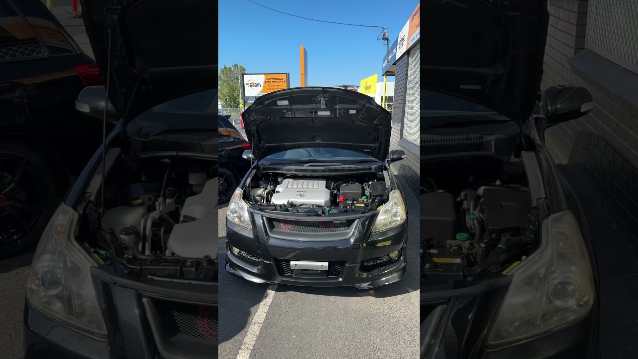 3.5L V6 on a Toyota Hatch.? #jdm #toyota #blade #shorts #car #toyotablade