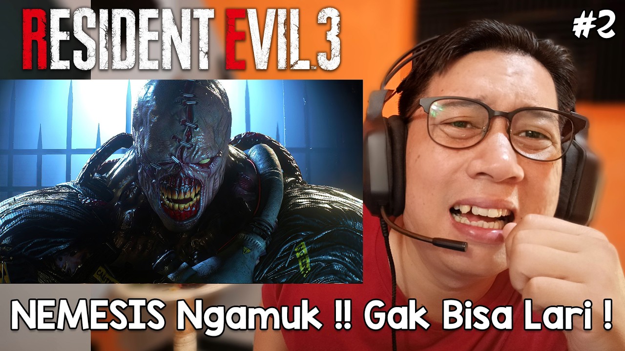 LIVE #2 - Resident Evil 3 Remake Indonesia - Nemesis Makin Brutal! 😱(Pertama Kali Main)