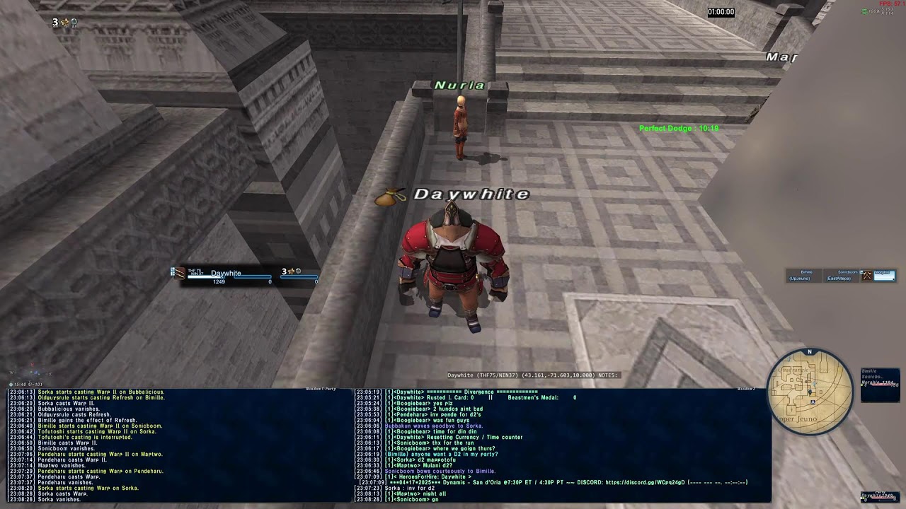 04 / 13 /2025 - Eden Private Server - HeroesForHire - Dynamis - Jeuno