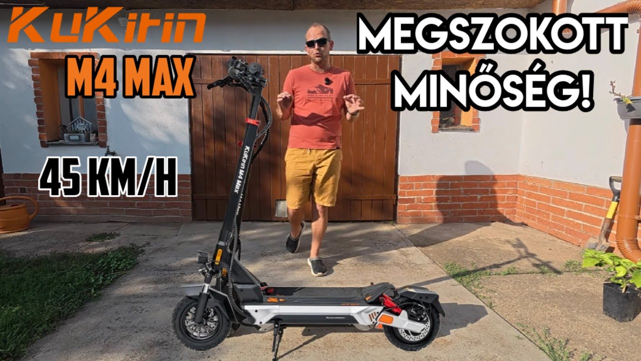 Meglepően erős és masszív - Kukirin M4 Max