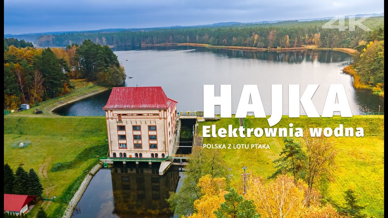 HAJKA elektrownia wodna, Niedalino zachodniopomorskie | Polska z drona