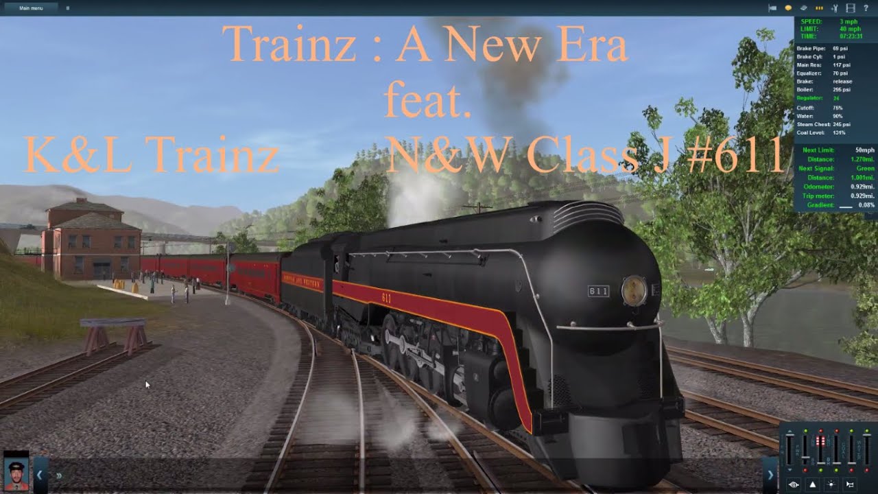 Trainz : A New Era feat. K&L Trainz N&W Class J #611