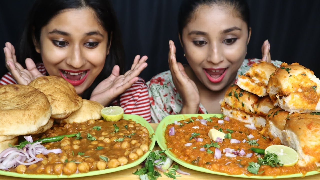 Spicy🔥Chole Bhature vs🔥Pav Bhaji Eating Challenge 😋|Food challenge|Funny Punishment 😂