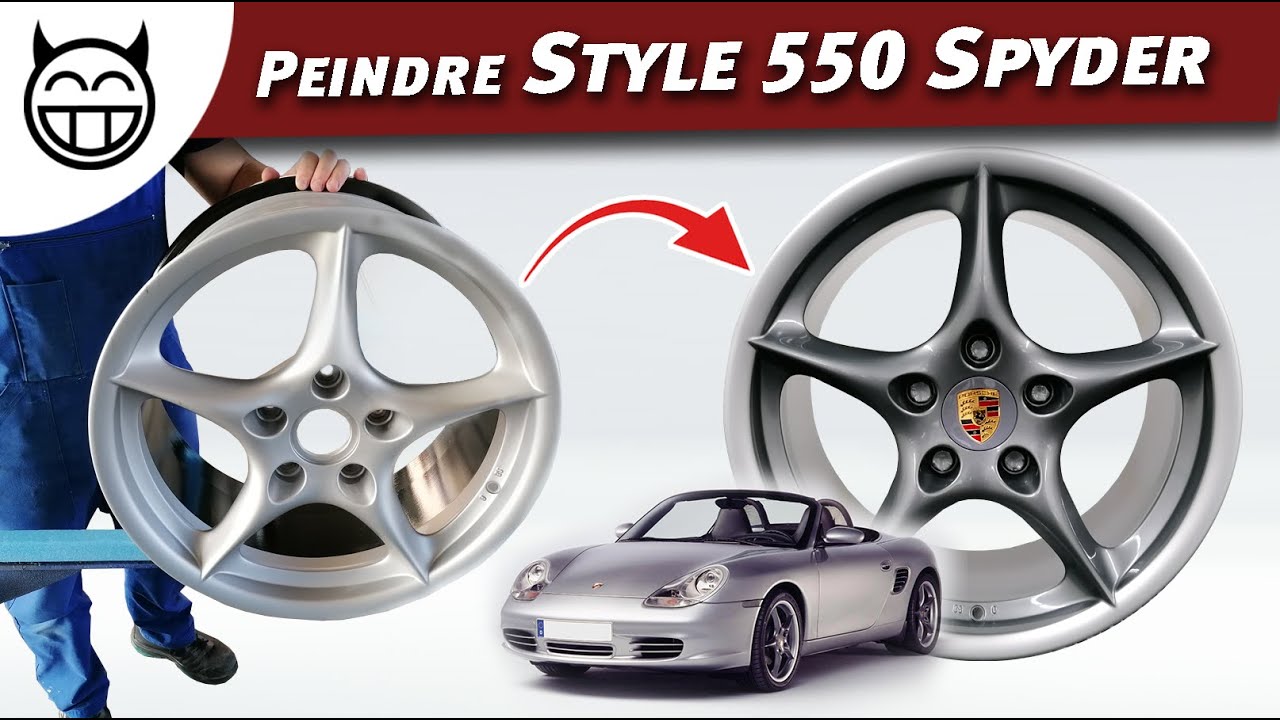 🛠 Peindre ses jantes style 550 Spyder – Tuto Boxster 986