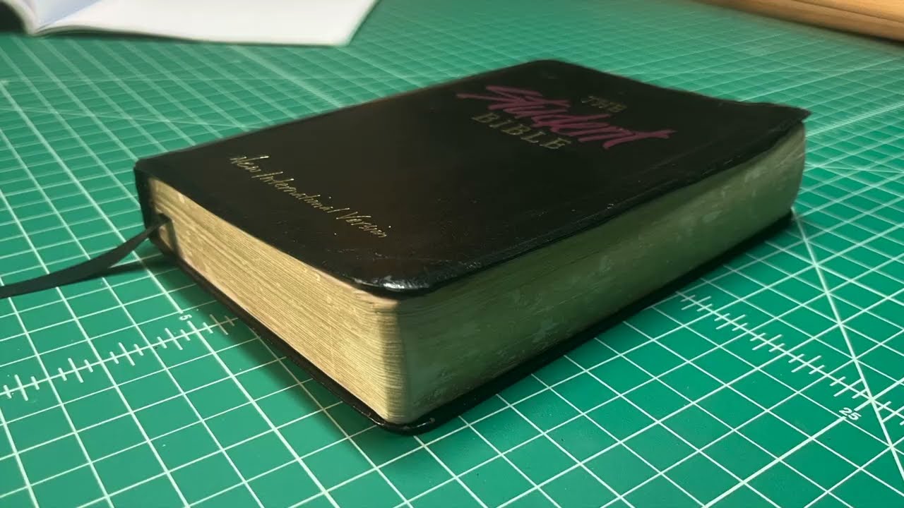 Timelapse of a Bible Rebind