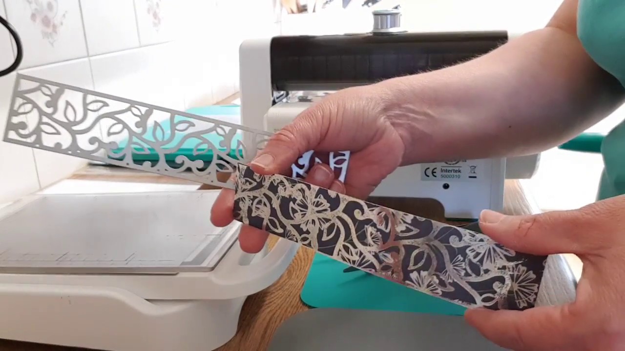 Using the back of a cutting die as a hot foil stamp with the GoPress and Foil