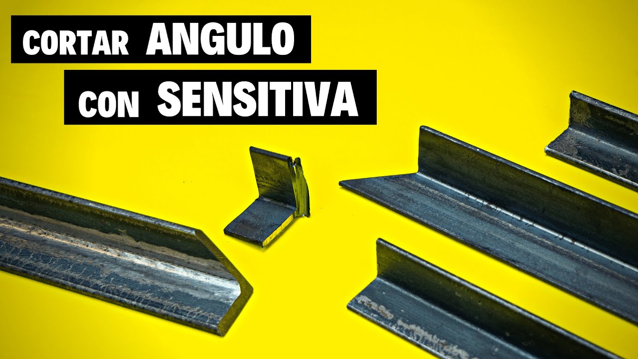 Como cortar perfil ANGULO con la SENSITIVA
