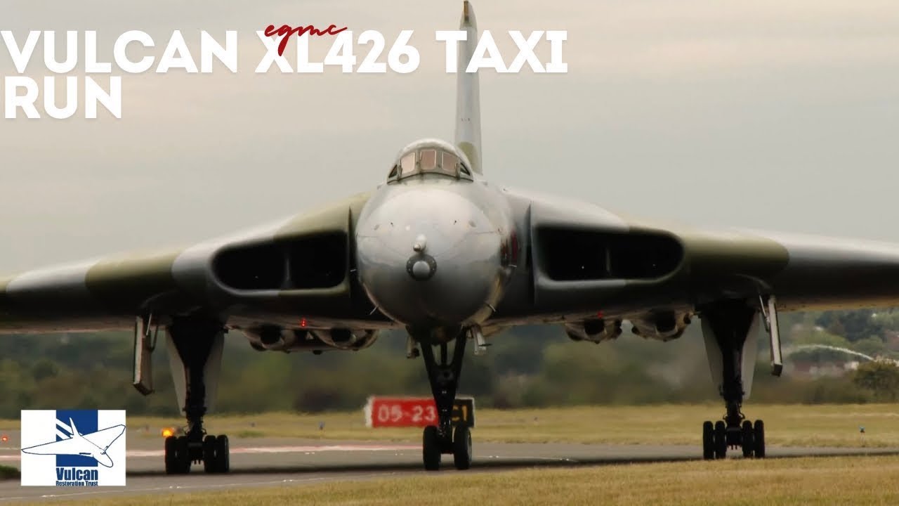 Vulcan Fast Taxi Run  -Southend Airport Live- 13th September 2025