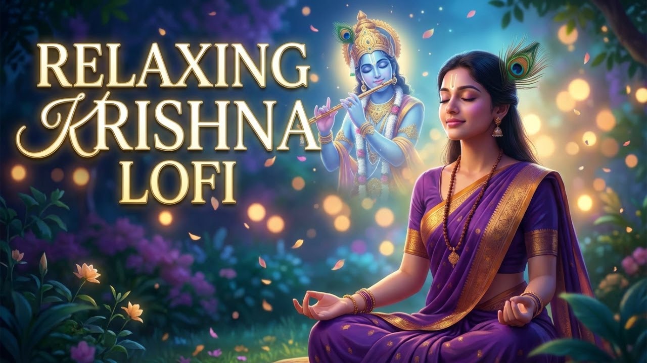 Krishna Lofi Relaxing Music 🎶 Peaceful Bhakti Beats for Meditation