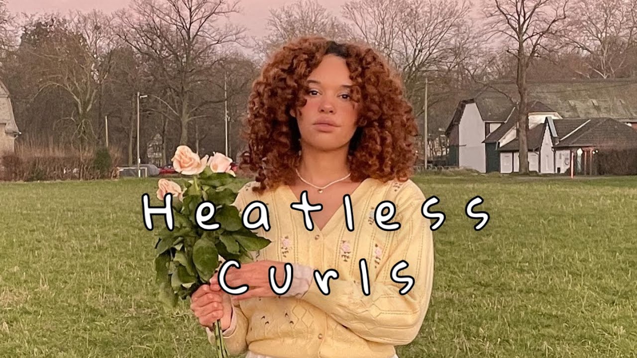 BIG Heatless Curls on Curly Hair (for any type) I Hairtutorial