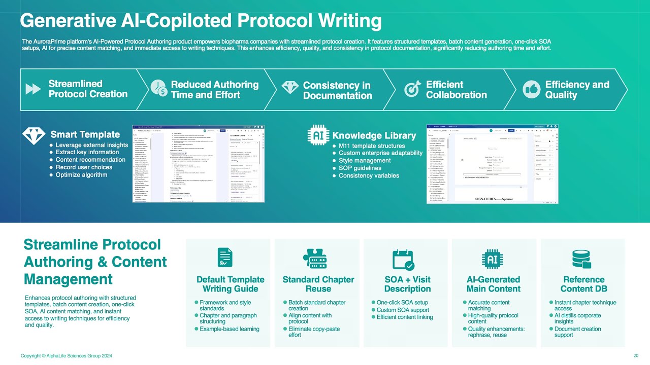Generative AI- Powered Solution for Protocol Writing in Clinical Research