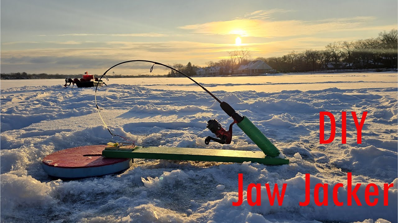 Самодельная оснастка для подледной рыбалки Jaw Jacker. Самодельная мышеловка Jaw Jacker #подледна...