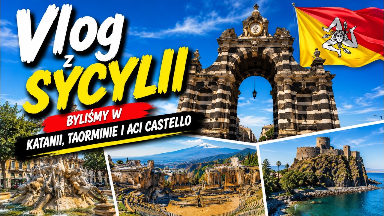 Jak naprawdę wygląda Sycylia i co nas  przeraziło? Vlog z Sycylii: Katania i Taormina