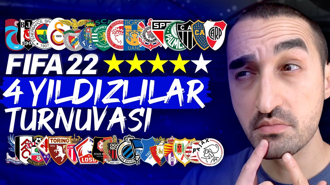 FIFA 22'DE EN İYİ 4 YILDIZLI TAKIMI HANGİSİ? (ŞOK ŞAMPİYON) // KARİYER MODU REBUILD TURNUVA