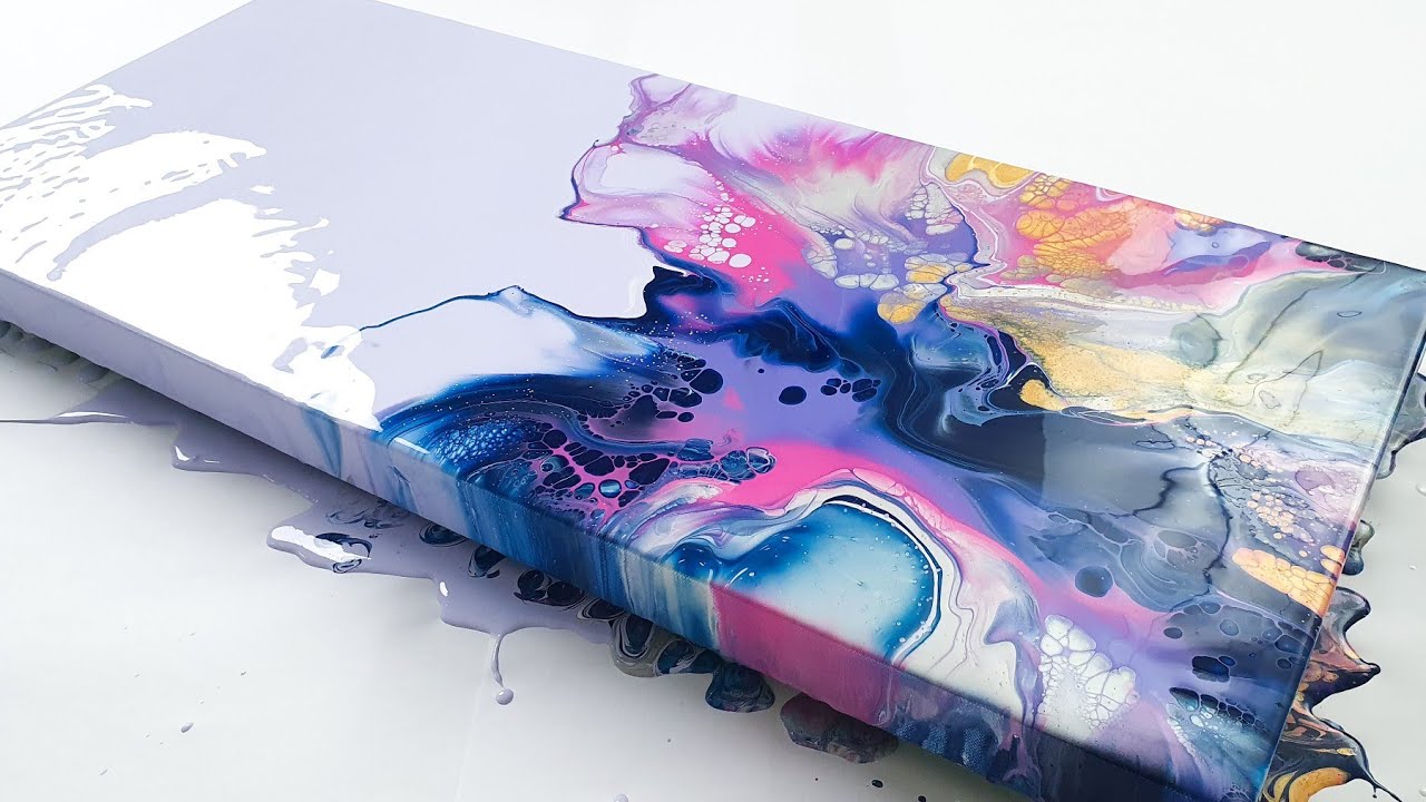 PASTEL PASSION ~ Dutch Pour with Chaos Technique / Gorgeous Fluid Painting