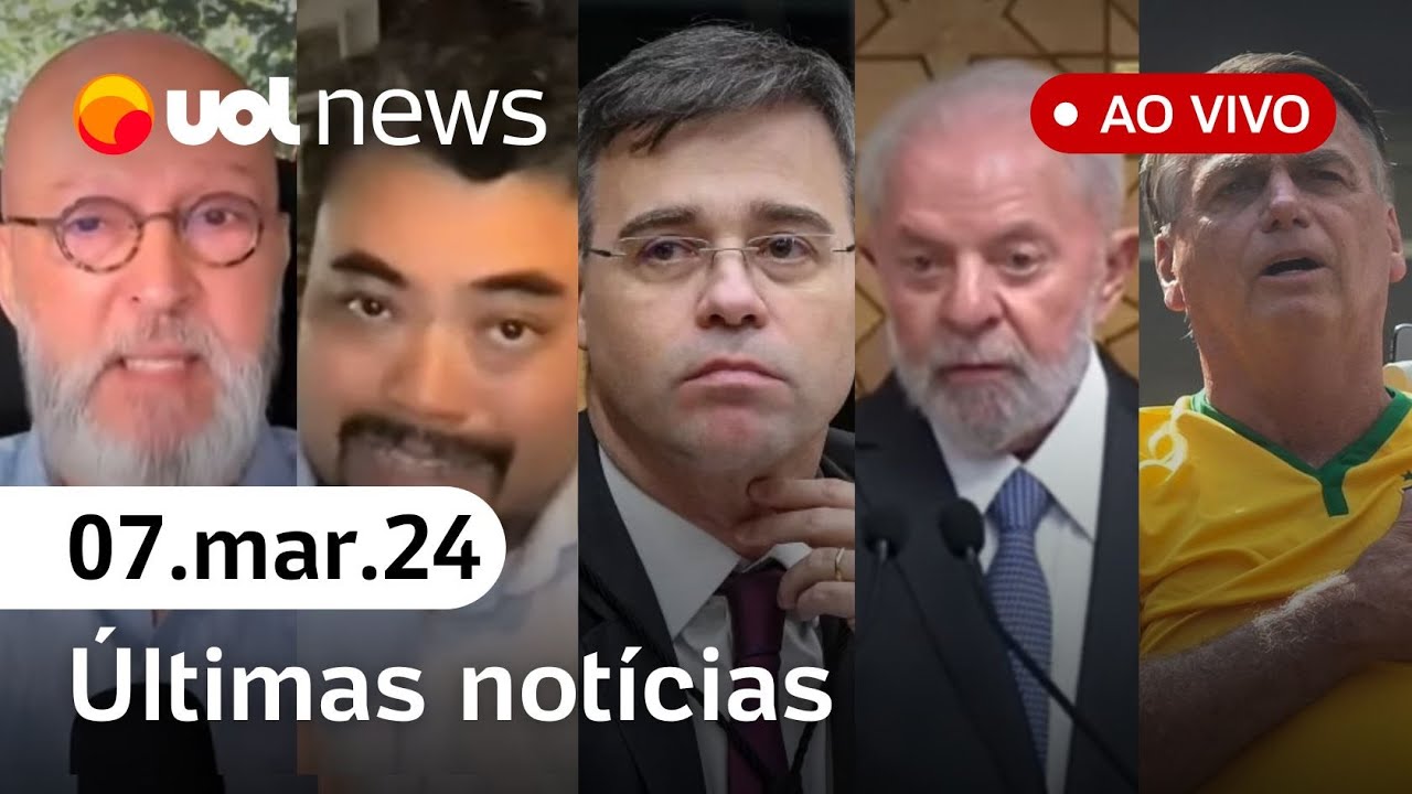 UOL News 1ª Edição com Fabíola Cidral, Josias, Sakamoto, Maierovitch e Jamil | COMPLETO | 07/03