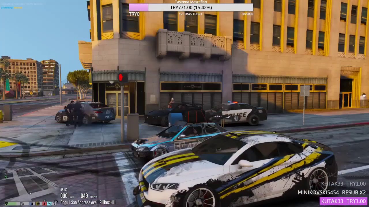 EightbornV - ARES'TEN B&Uuml;Y&Uuml;K RACON! - YA BİAT EDİCEKSİNİZ YA DA BİAT ETTİRECEĞİM! - GTA V
