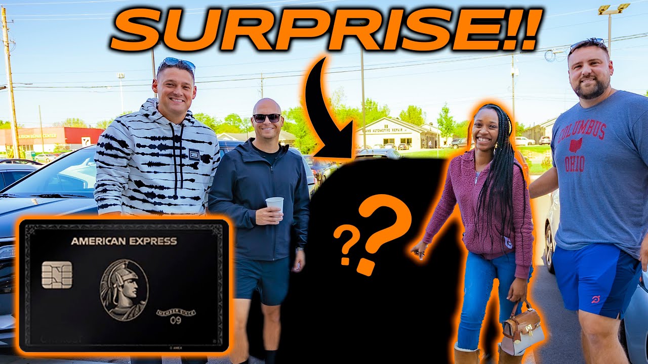 WE BOUGHT A *STRANGER* A NEW CAR W/ OUR AMEX CREDIT CARD!