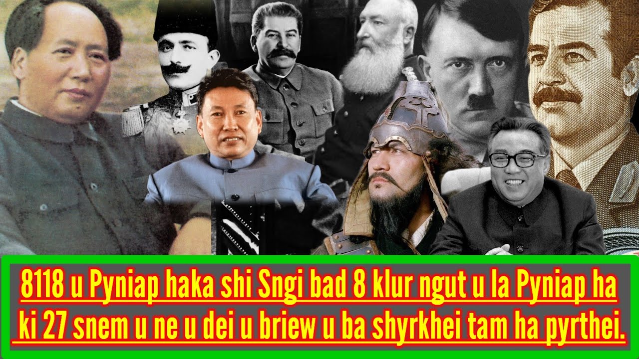8118 NGUT U PYNIAP SHI SNGI 8 KLUR NGUT U PYNIAP HA KI 27 SNEM U BRIEW BA SHYRKHEI TAM.
