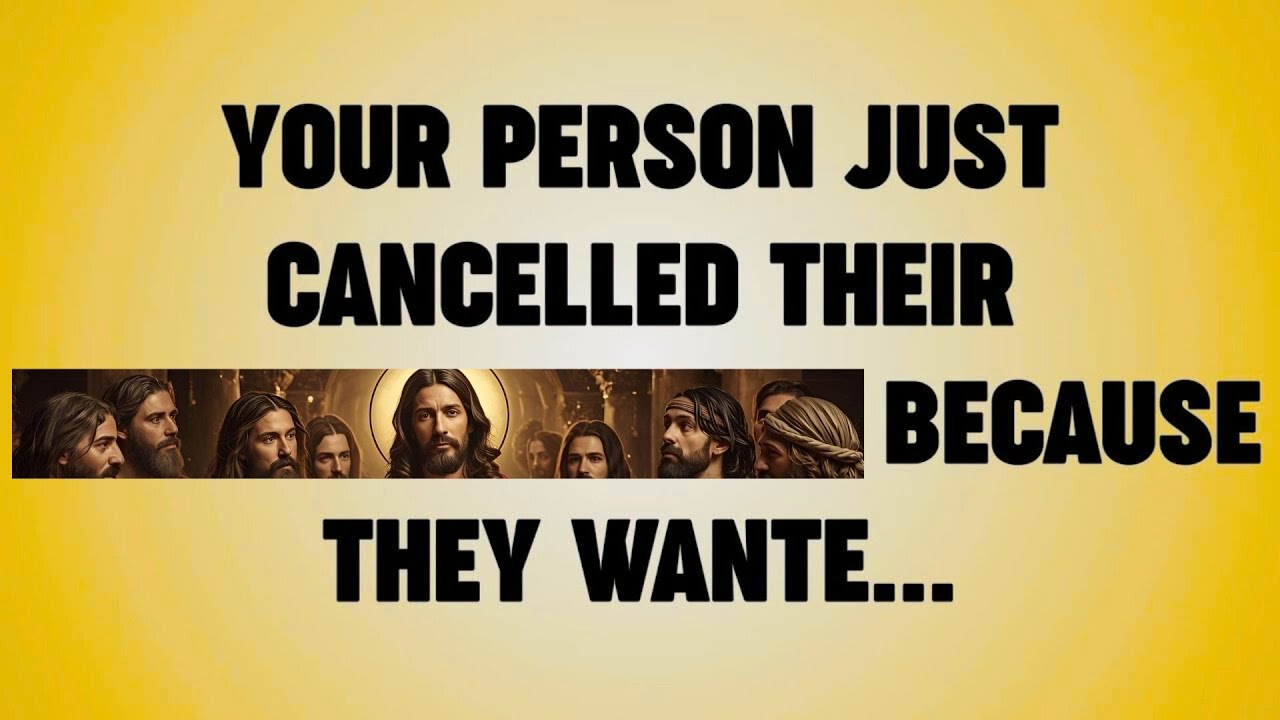 YOUR PERSON JUST CANCELLED THEIR , BECAUSE THEY WANTE...