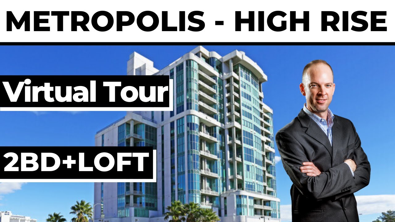 Las Vegas Metropolis High Rise Luxury Condos - 3D Virtual Tour - For Sale For Lease Strip View 2020