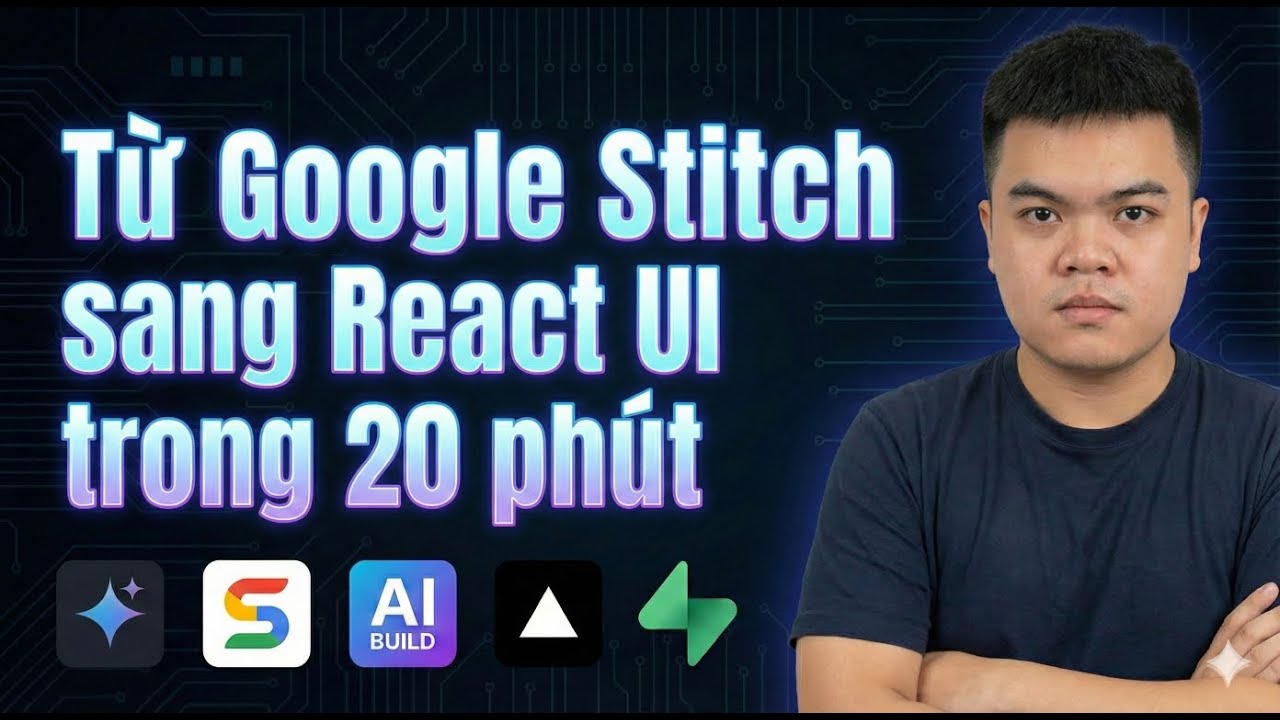 #1. Biến giao diện Google Stitch thành Code với AI Studio trong 