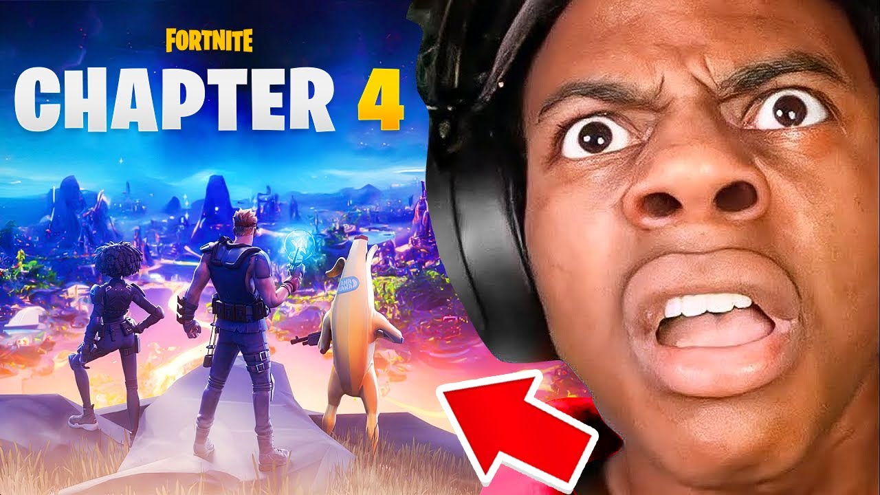 iShowSpeed Reacts To Fortnite Chapter 4 EVENT