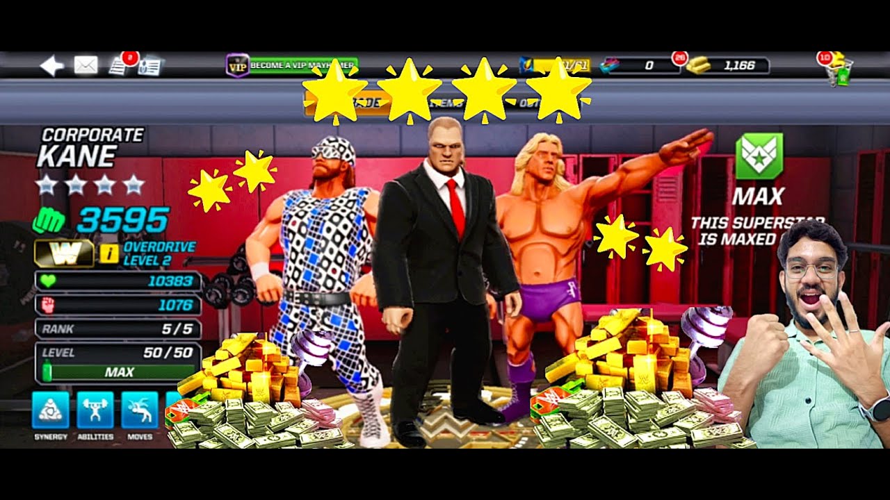 Maxing Out 4🌟 Corporate Kane & Other Superstars | Gameplay | WWE Mayhem | Mr.Benzok