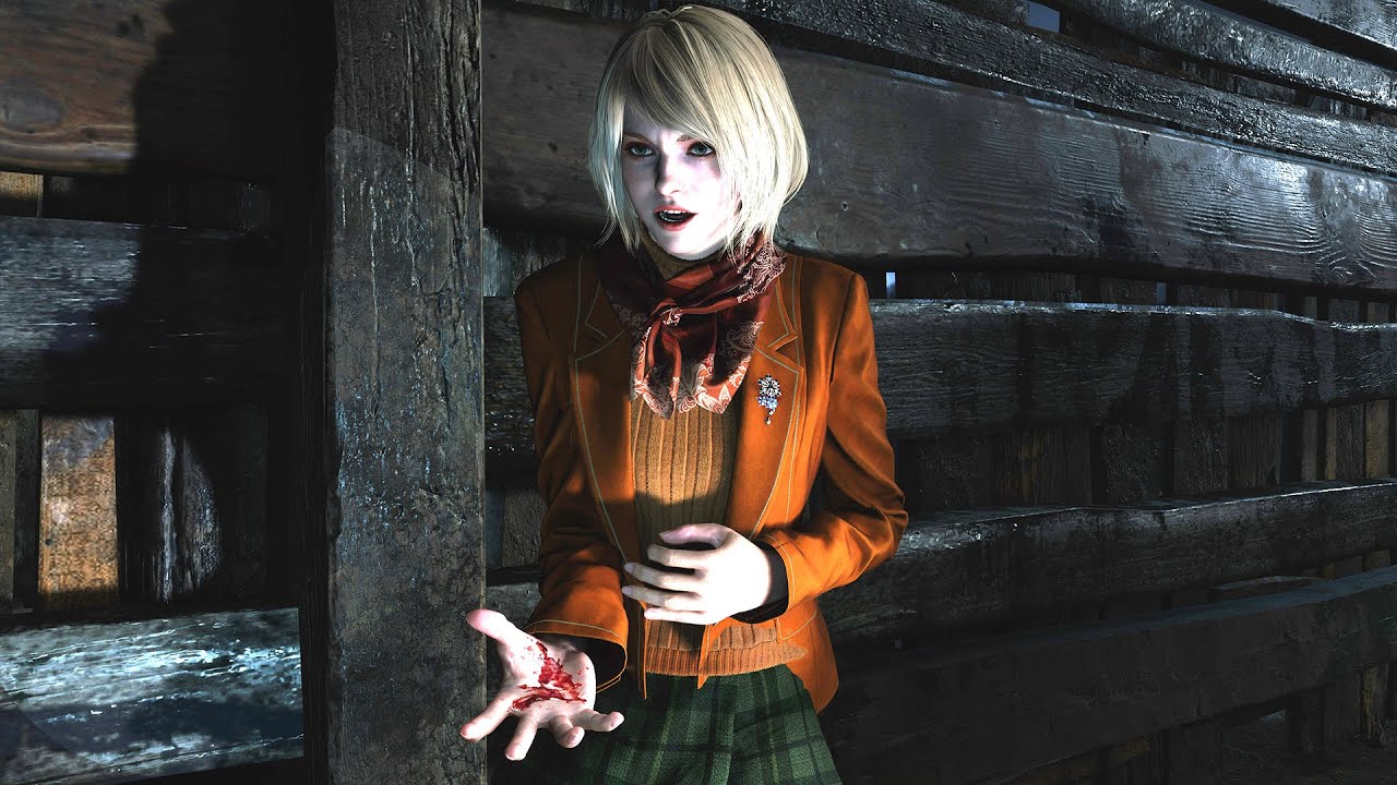 Luis Explains Why Leon and Ashley Cough Up Blood - Resident Evil 4 Remake Scene 4K HD 60FPS