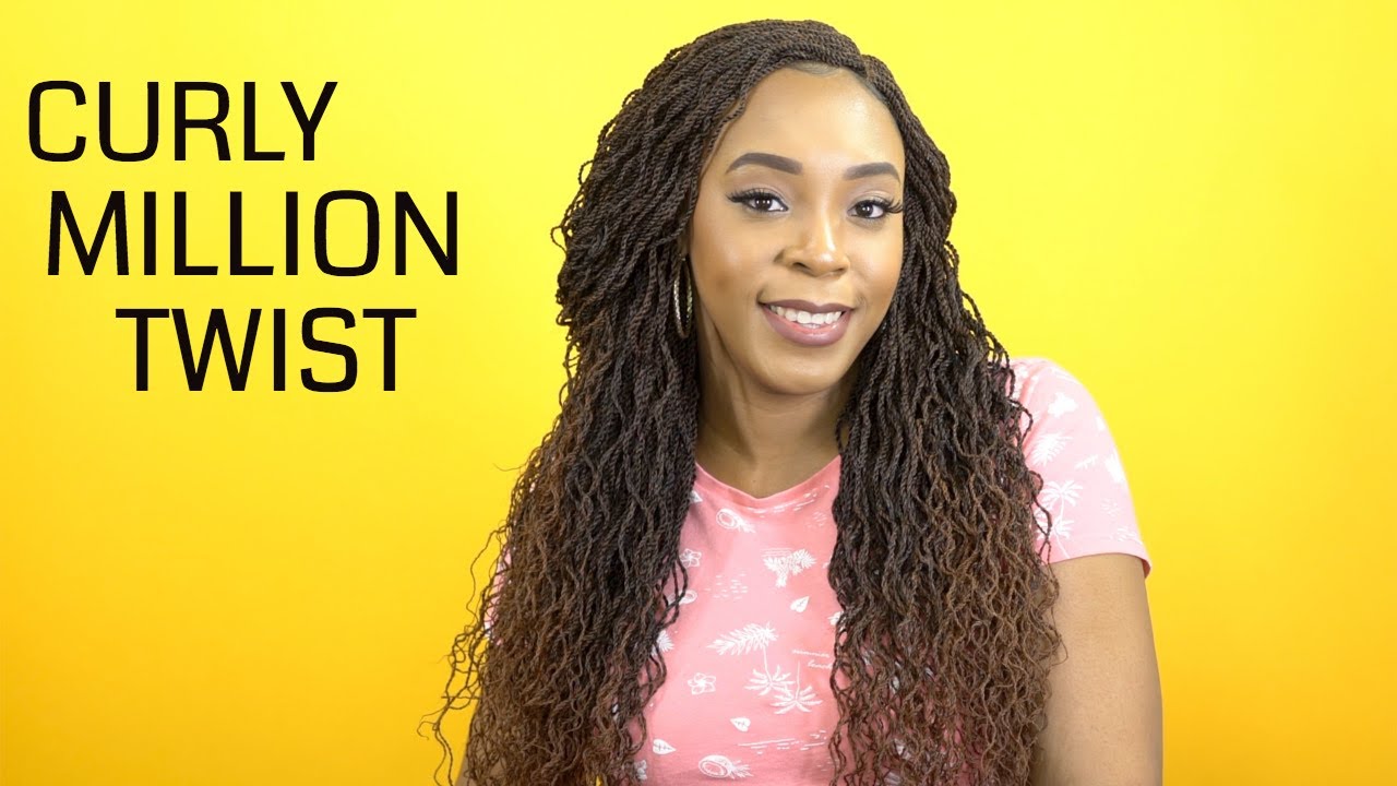 Freetress Equal Synthetic Braid Lace Wig - CURLY MILLION TWIST --/WIGTYPES.COM