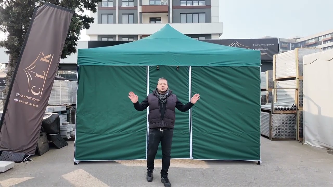 CLK Outdoor 4x4 Gazebo, Her İhtiyaca Yönelik Portatif Katlanabilir Tenteler 👑Tentelerin Efendisi👑