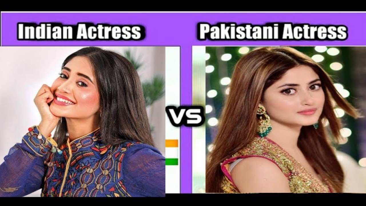 Pakistani TV Actresses vs Indian TV Actresses Pick one Challange | sajal Aly | ayeza Khan