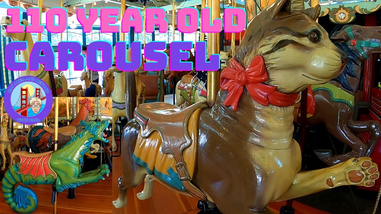110 Year Old Carousel at Tilden Park in Berkeley, California