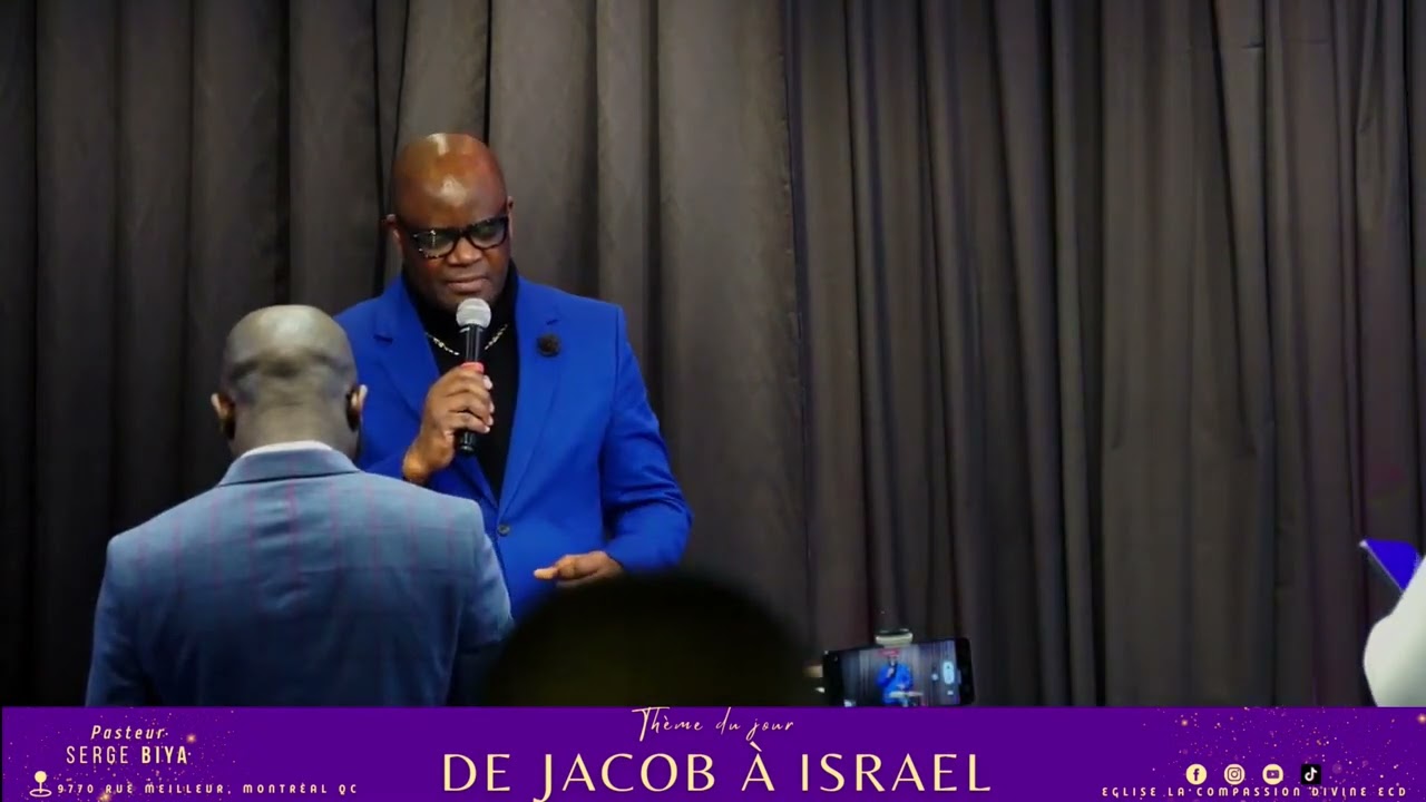 THEME : LA NUIT OU JACOB DEVINT ISRAEL  AVEC LE PASTEUR SERGE BIYA