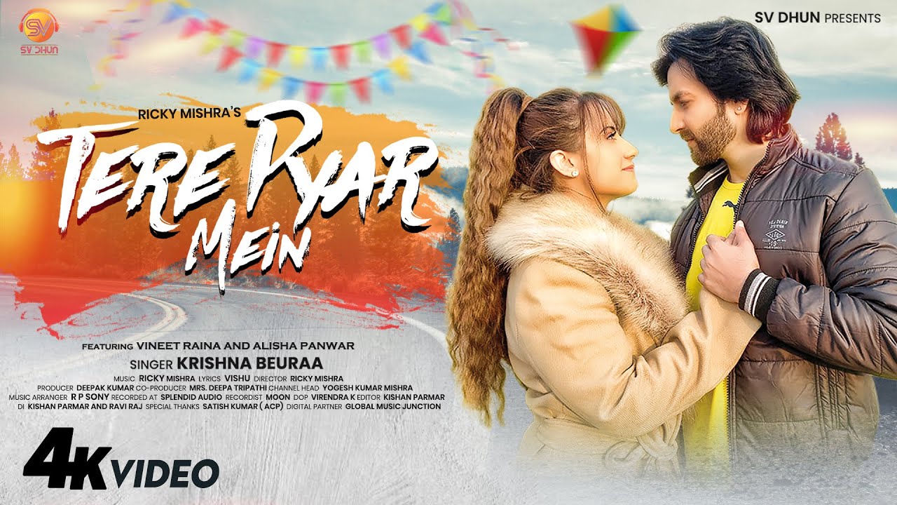 4k #video | Tere Pyar Me | Krishna Beuraa | Vineet Raina | Alisha Panwar | New Hindi Sad Song 2023