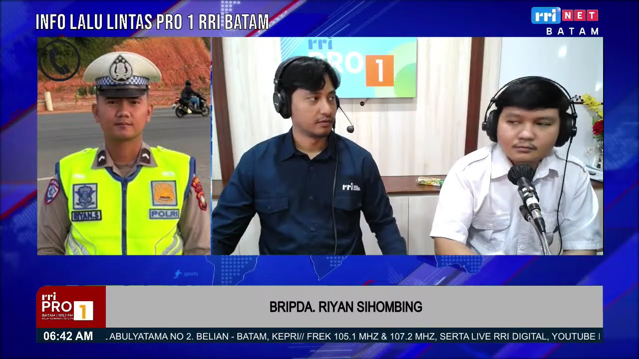BATAM PAGI INI - INFO LALU LINTAS PRO 1 RRI BATAM