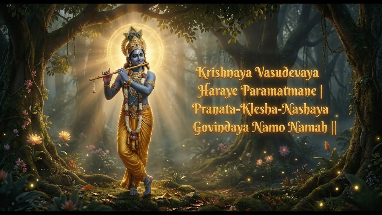 Krishnaya Vasudevaya Haraye Paramatmane |