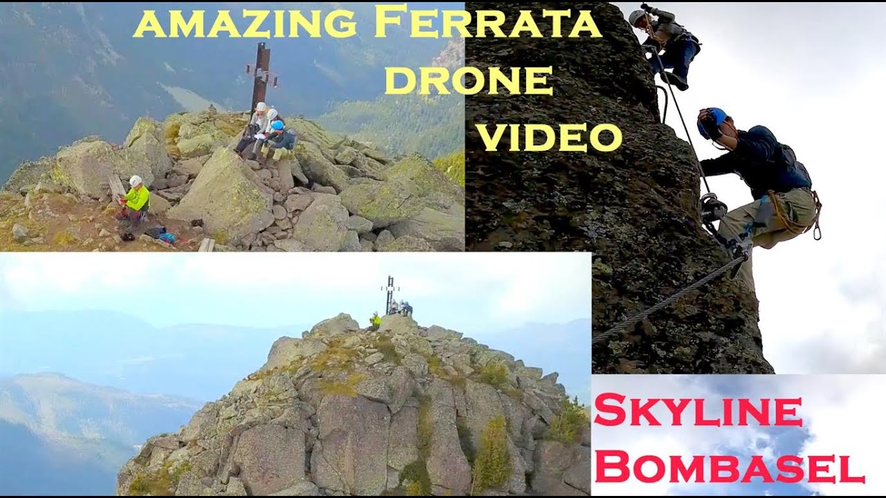 Ferrata laghi di BOMBASEL al Cermis Cavalese - Catena del Lagorai CERMIS SKYLINE  Ferrata dei Laghi