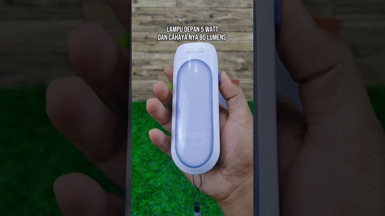 unboxing senter LED dutron astro emergency