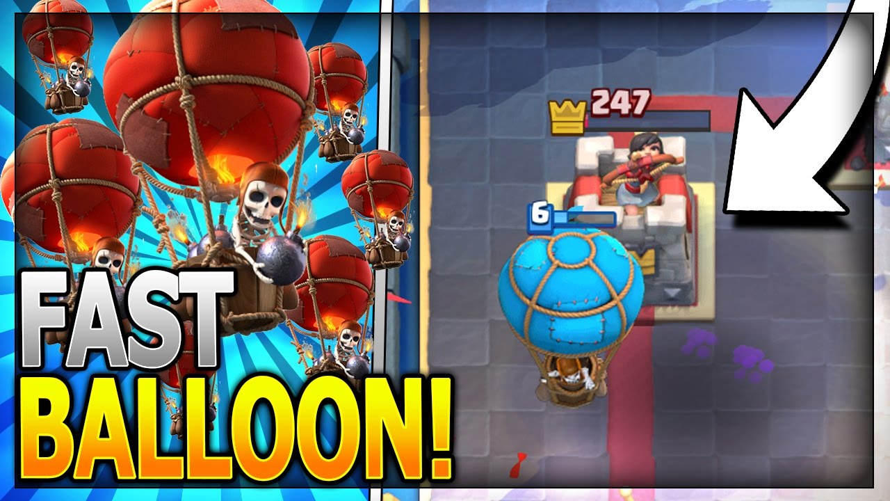 NEW FAST CYCLE BALLOON DECK!! SO MUCH FUN!! Balloon Miner Control in Clash Royale