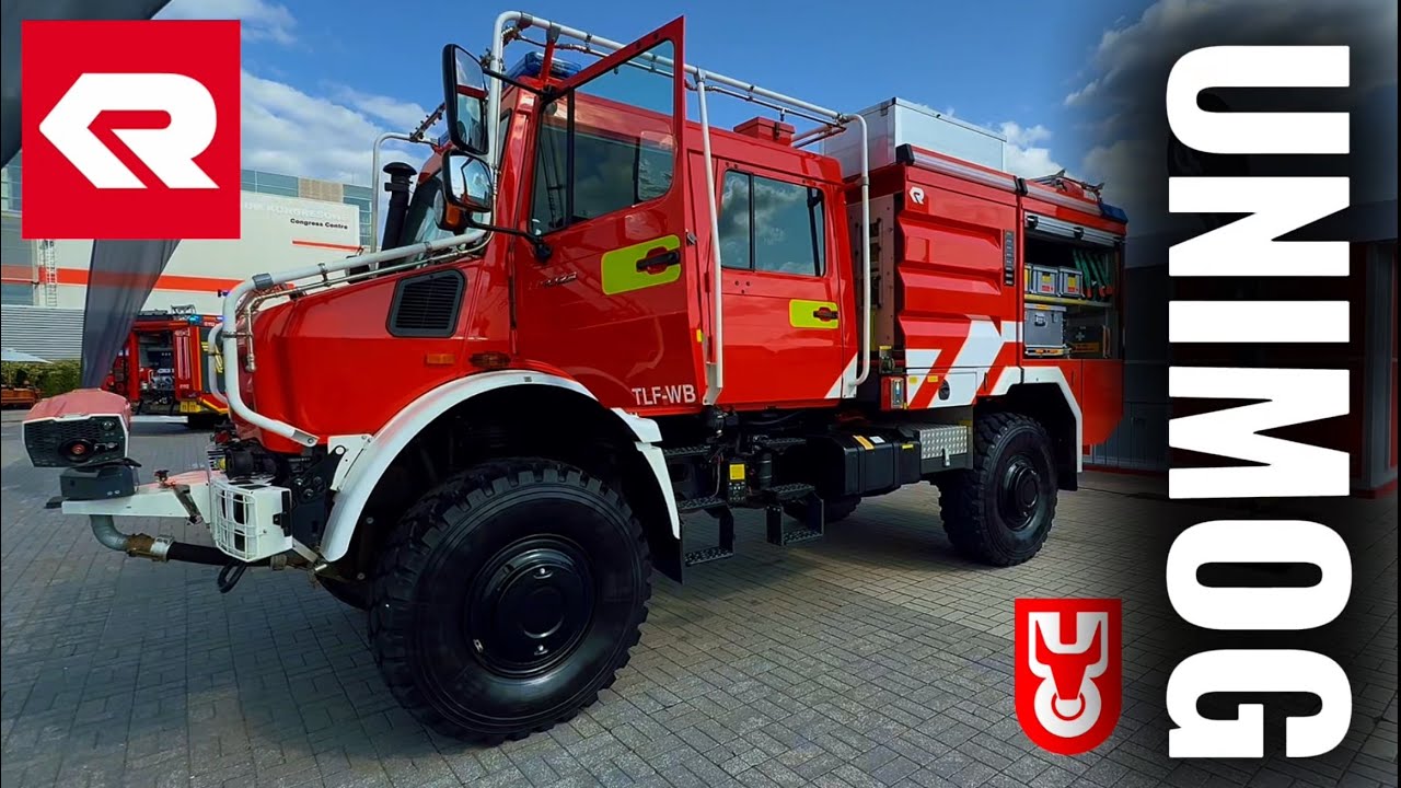 STRAŻACKI CZOŁG do POŻAR&Oacute;W LAS&Oacute;W - nowość od Rosenbauer!