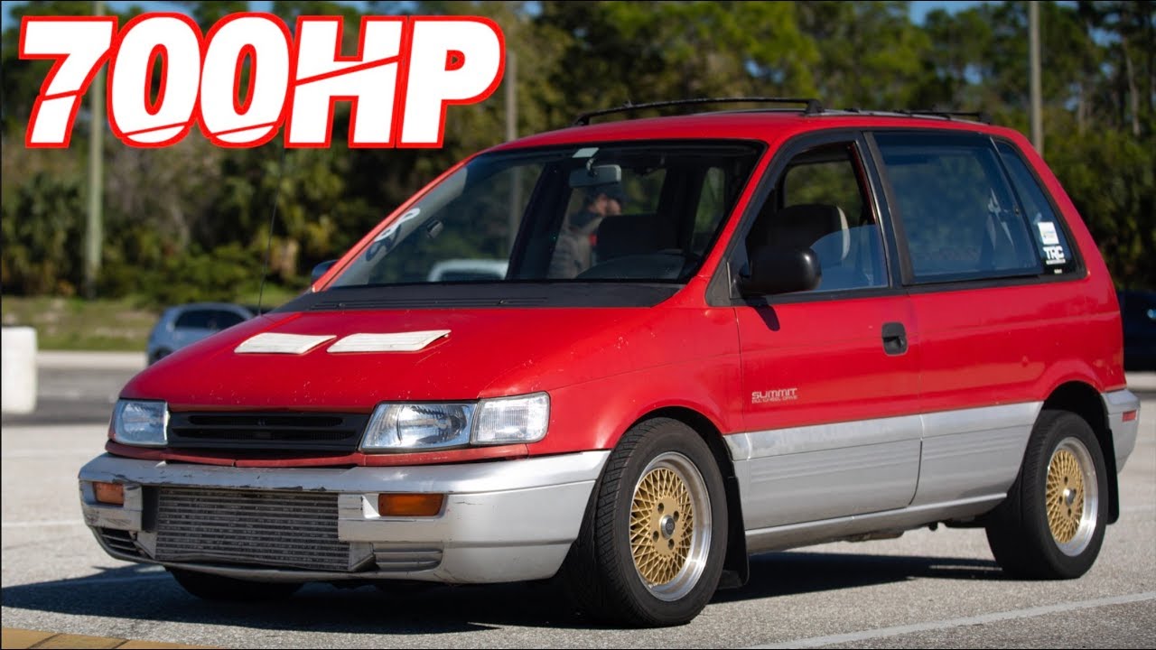700HP Sleeper AWD 4G63 Eagle Summit Minivan! (Rolling Anti-lag 38PSI)