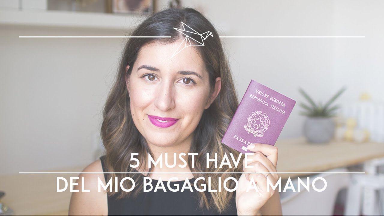 I miei 5 must have del bagaglio a mano per affrontare un lungo viaggio in aereo