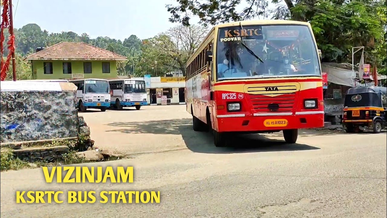 Vizinjam KSRTC Bus Stand, Thiruvananthapuram District, Kerala