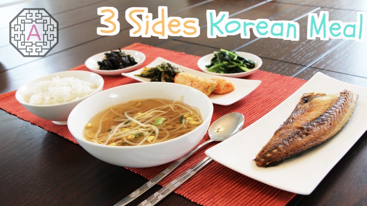 A Korean Traditional 3-side Meal (3첩 반상, SamCheop BanSang) | Aeri's Kitchen