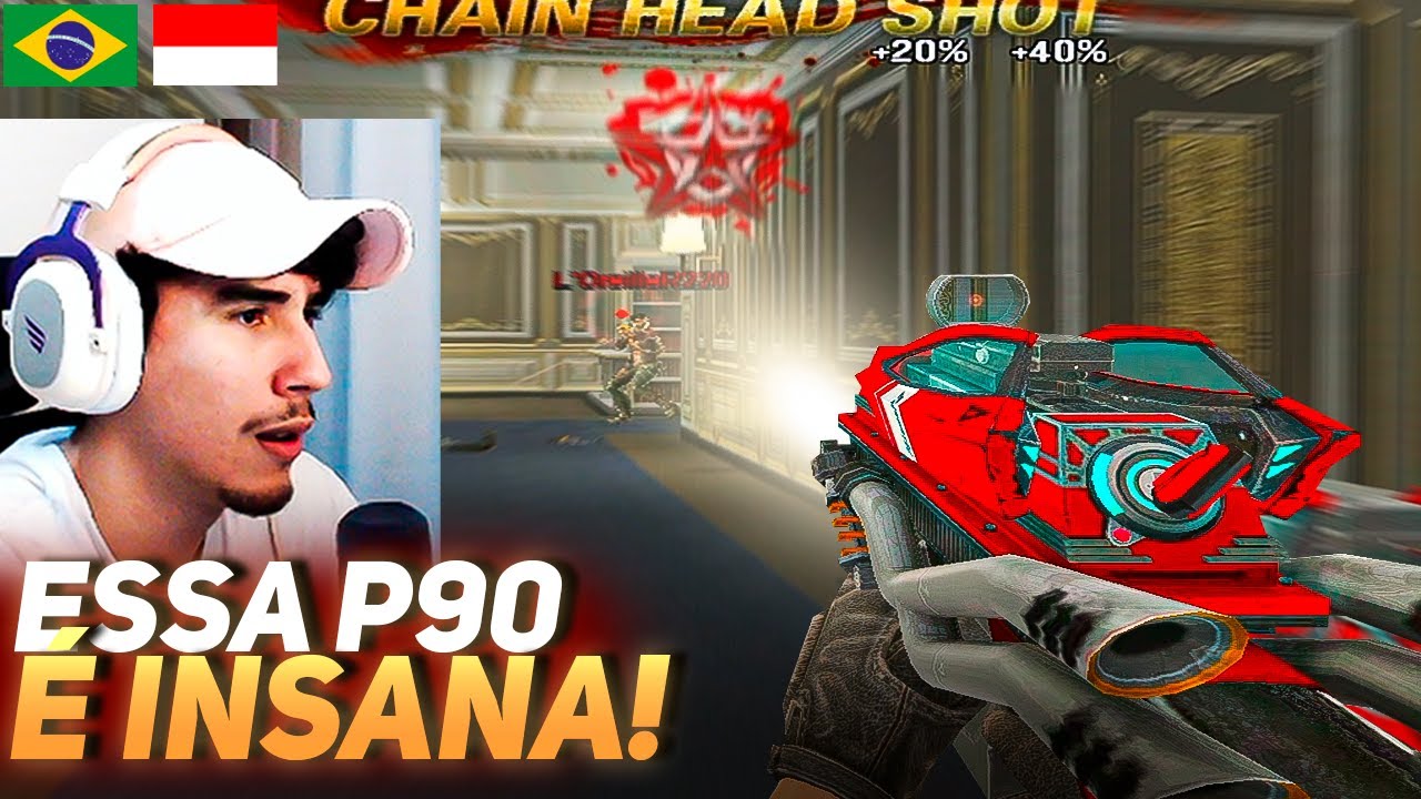 USEI A NOVA SUPER P90 do SERVER INDONESIA! (NO RECOIL)