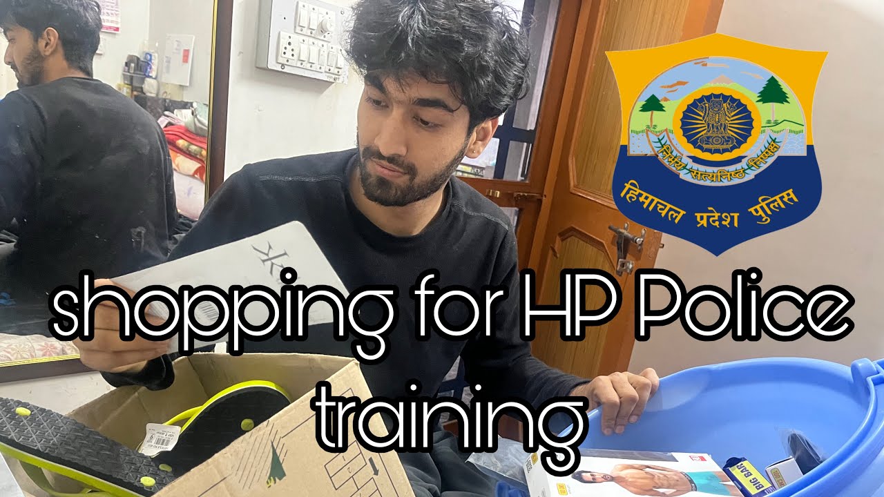 Shopping for HP Police 👮 training 