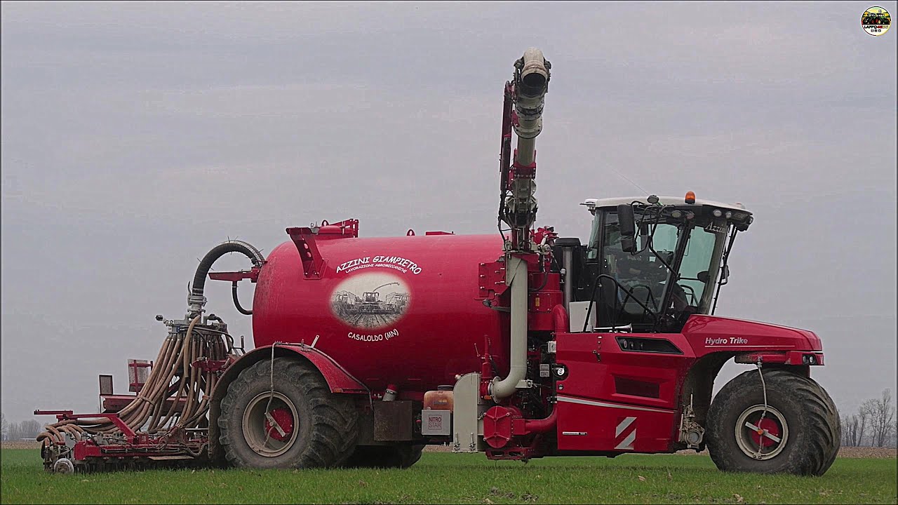 Vervaet Hydro Trike & 3 Fendt 718 - Team Azzini - Interramento liquame 2025