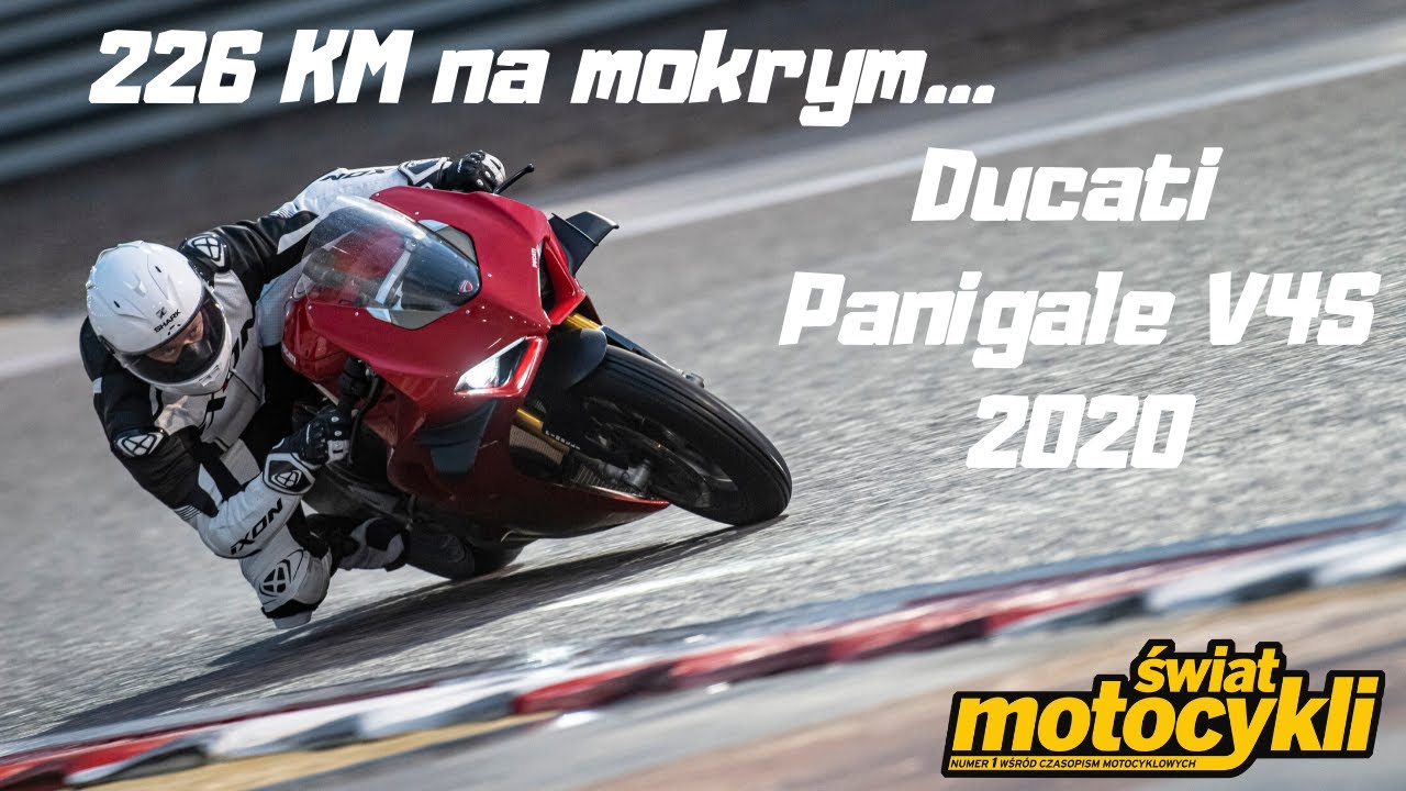 226KM na mokrym torze? - Ducati Panigale V4S 2020